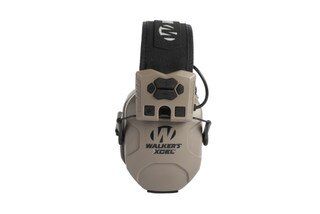 Walker's FDE XCEL electronic over-ear hearing protection has a unique voice clarity feature for enhanced communication on the range